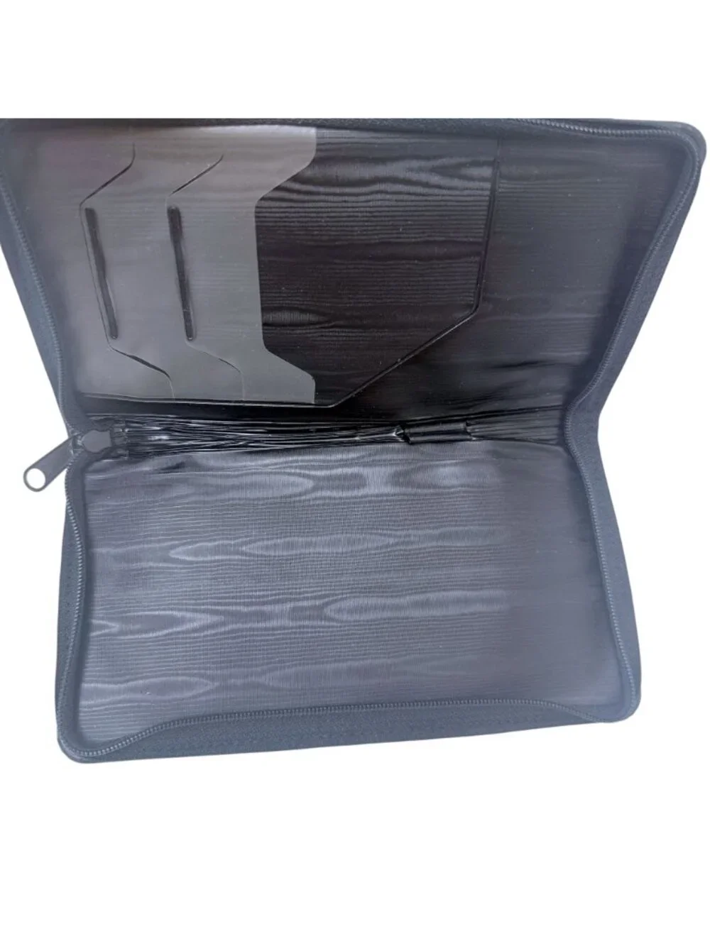 Vintage Lincoln Mark VII Car Document Holder Zip Folio Black Replacement